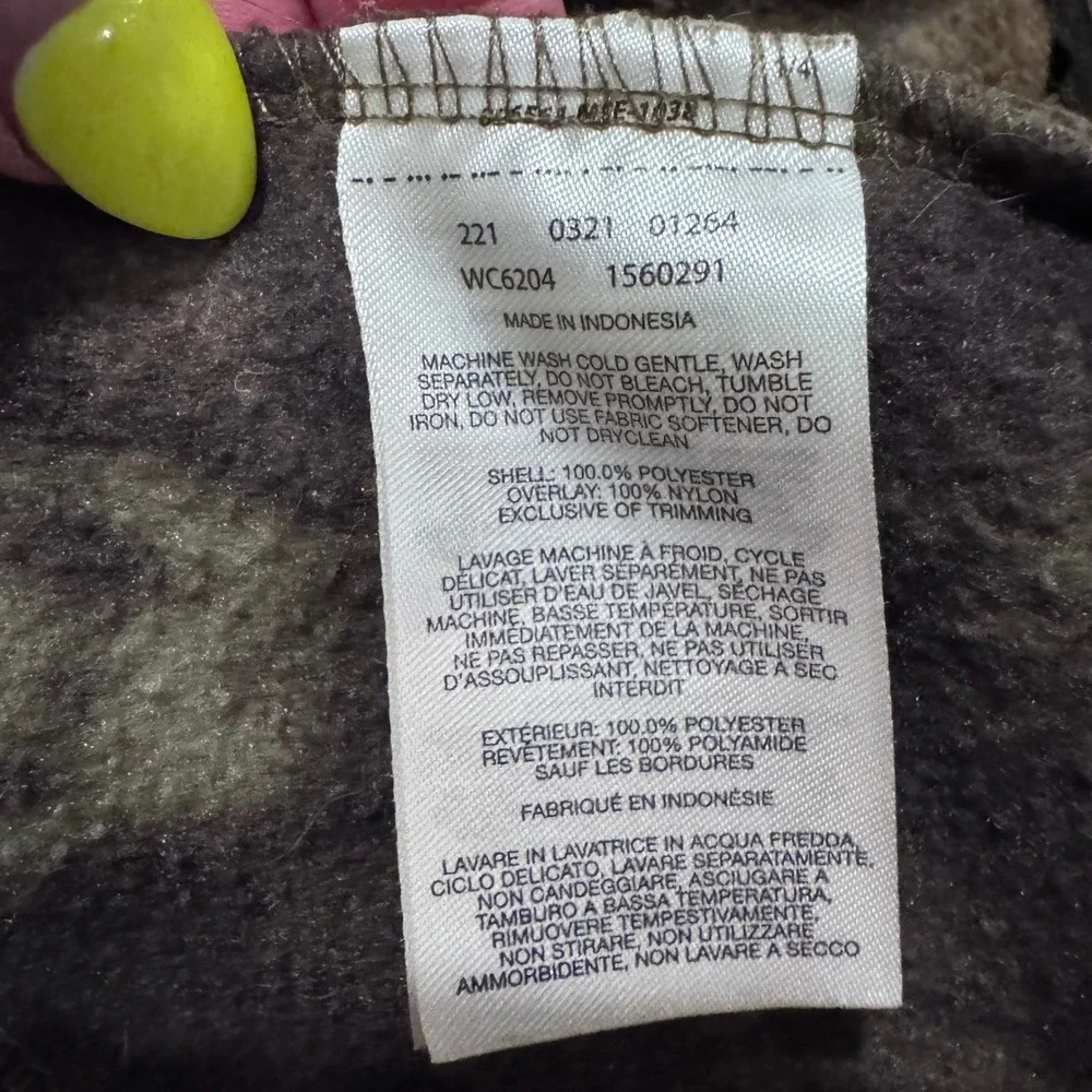 Boys Columbia Toddler Sherpa Fleece Outdoor Hoodies Bear & Camo 2T‎ & 18 Mo.